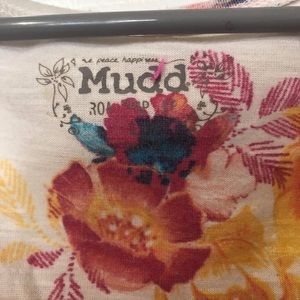 White Tropical Flowers Tee